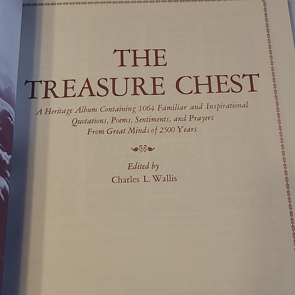 The Treasure Chest: A Heritage Album Book Edited By Charles Wallis 1965 - Picture 4 of 7
